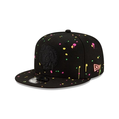 Sapca New Era Boston Celtics NBA Neon Splatter 9FIFTY Snapback - Negrii